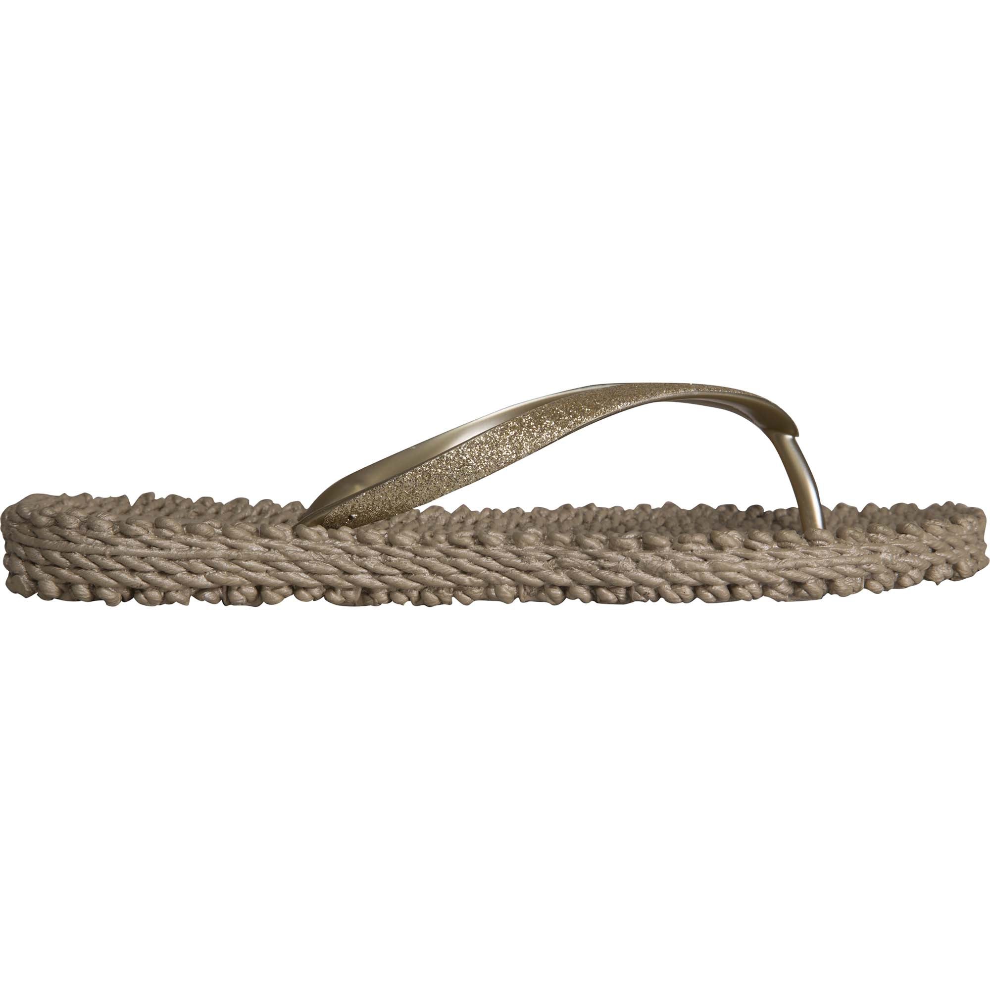 Slippers met glitter CHEERFUL01 - 780 Platin | Platin | Flip Flop | Ilse Jacobsen