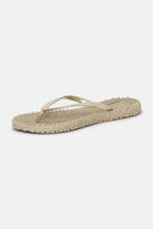 Slippers met subtiele glitter CHEERFUL01 | Platin | Flip Flop | Ilse Jacobsen