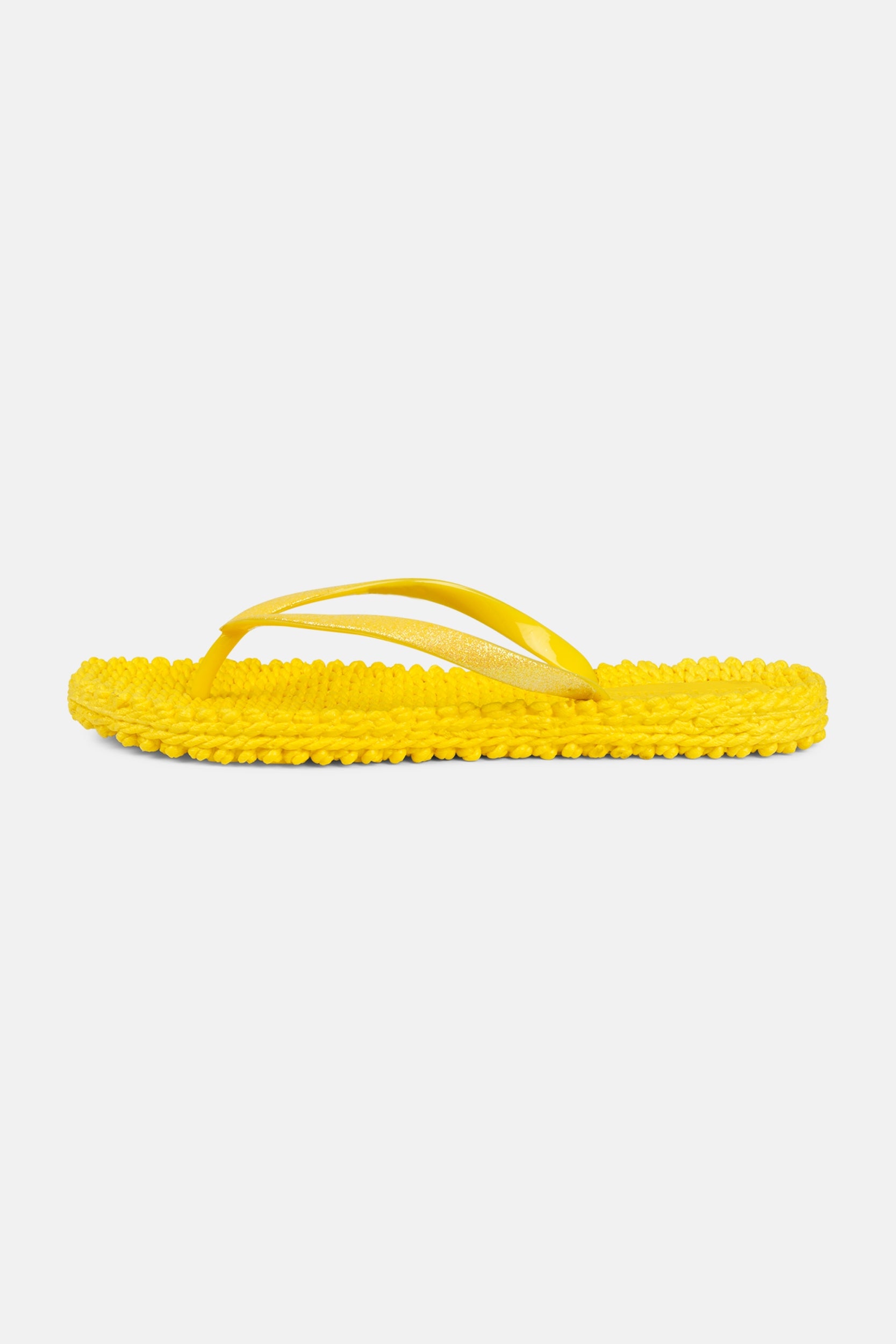 Slippers met subtiele glitter CHEERFUL01 | Yellow | Flip Flop | Ilse Jacobsen