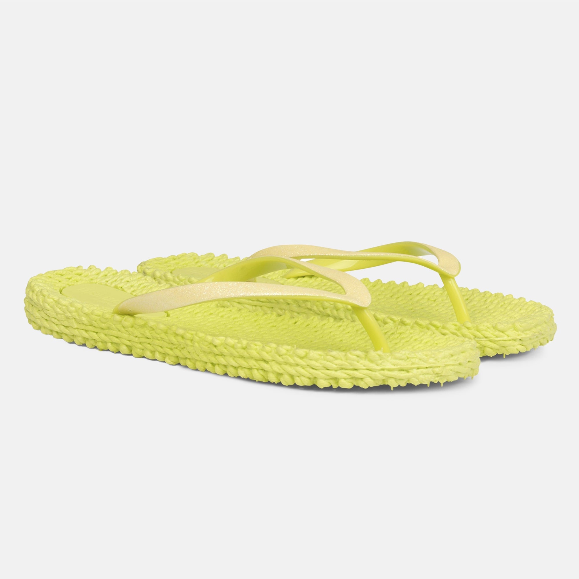 Slippers met glitter CHEERFUL01 - 804 Lime | Lime | Flip Flop | Ilse Jacobsen