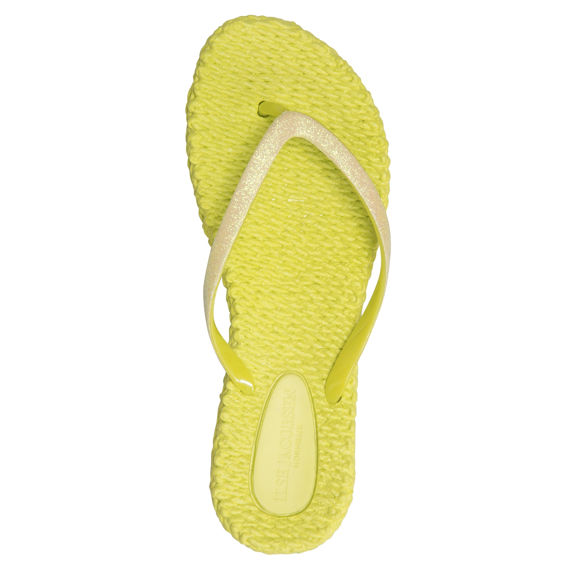 Slippers met glitter CHEERFUL01 - 804 Lime | Lime | Flip Flop | Ilse Jacobsen