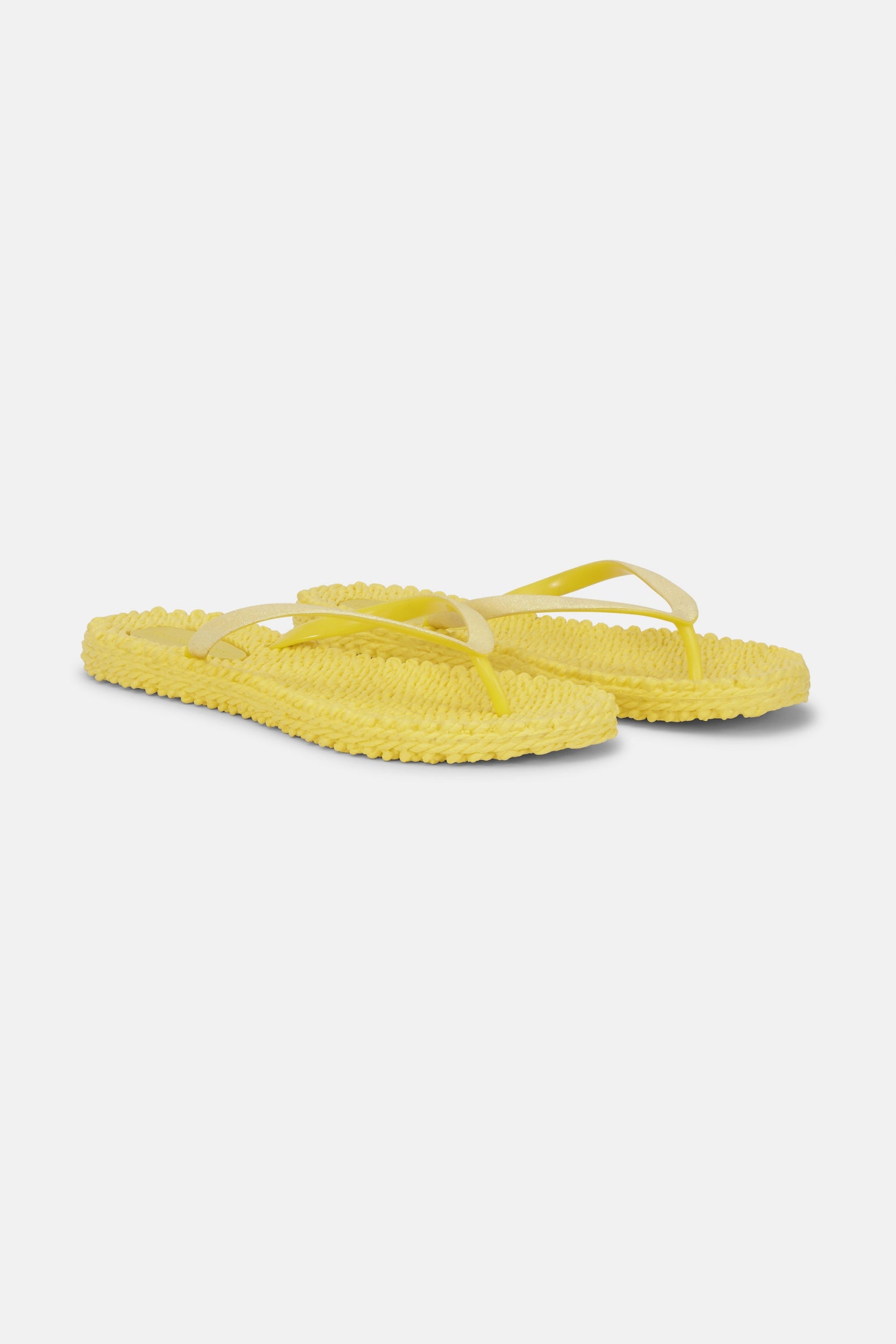 Slippers met glitter CHEERFUL01 - 807 Pale Banana | Pale Banana | Flip Flop | Ilse Jacobsen
