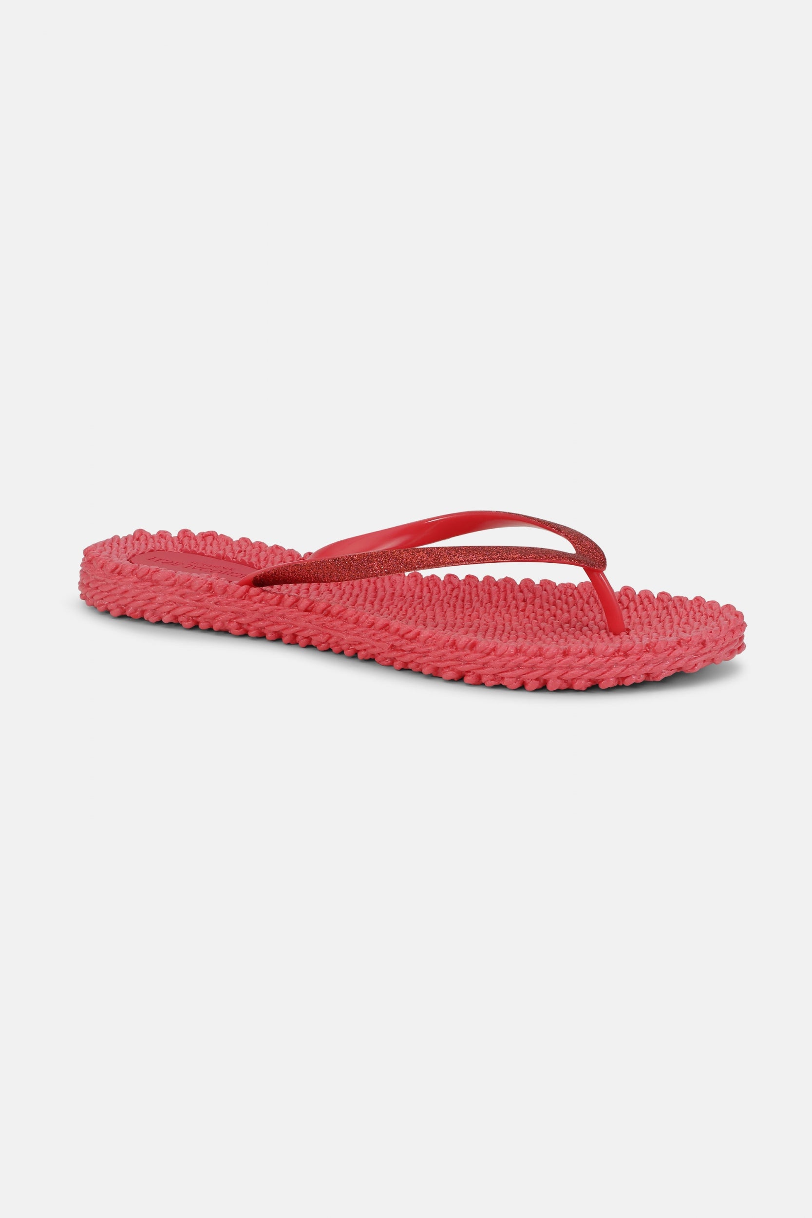 Slippers met glitter CHEERFUL01 - 890 Raspberry | Raspberry | Flip Flop | Ilse Jacobsen