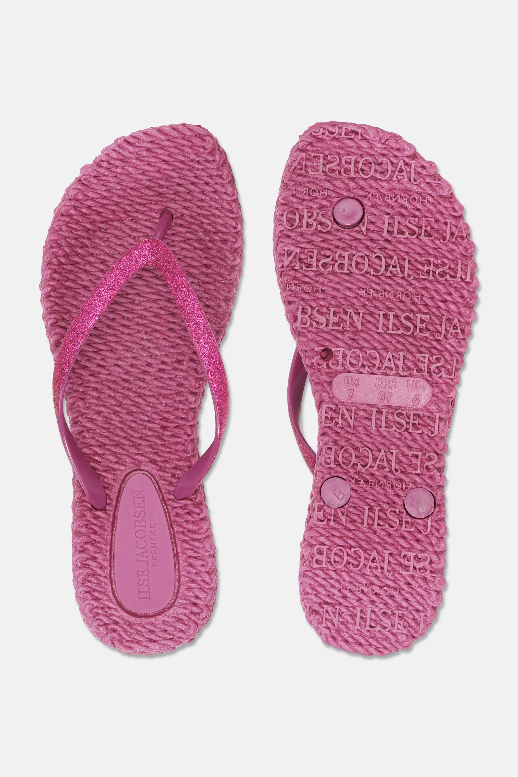 Slippers met subtiele glitter CHEERFUL01 | Magenta Haze | Flip Flop | Ilse Jacobsen