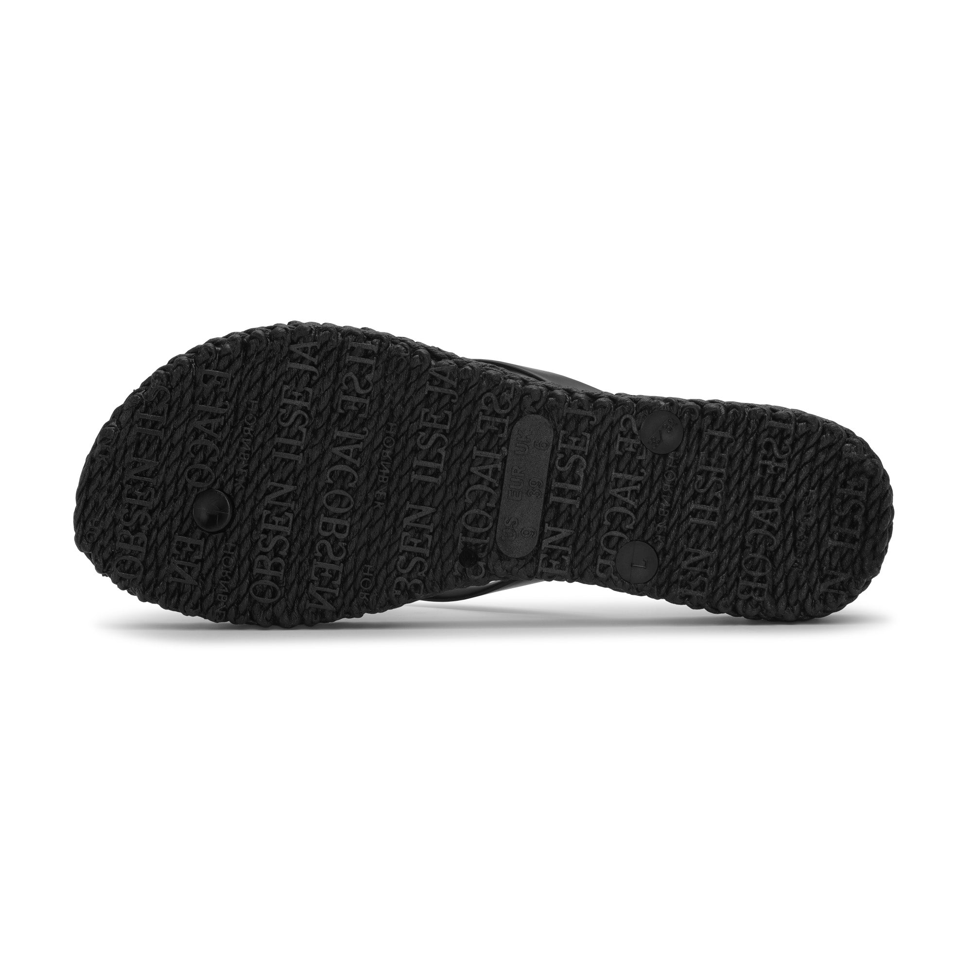 Slippers CHEERFUL02 - 001 Black | Black | Flip Flop | Ilse Jacobsen
