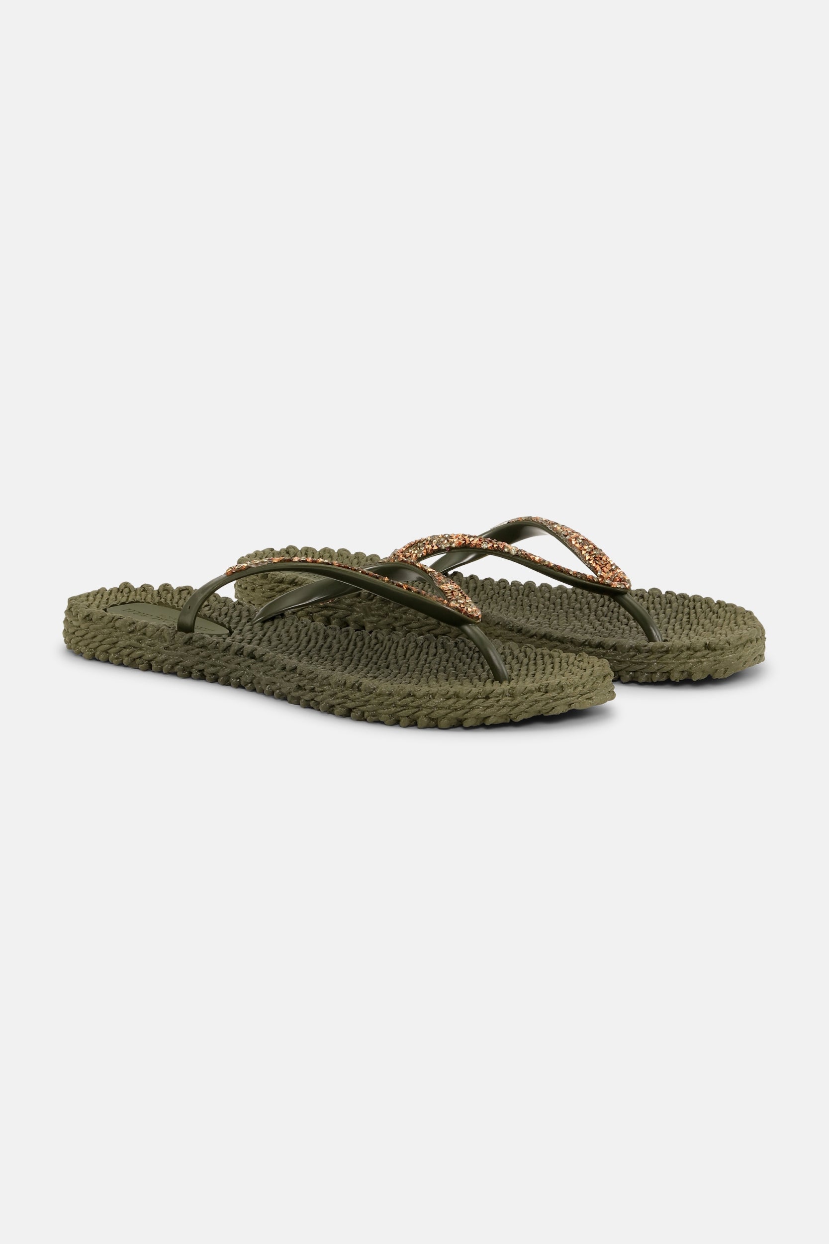 Slippers met glitters CHEERFUL03C | Army | Shoes | Ilse Jacobsen
