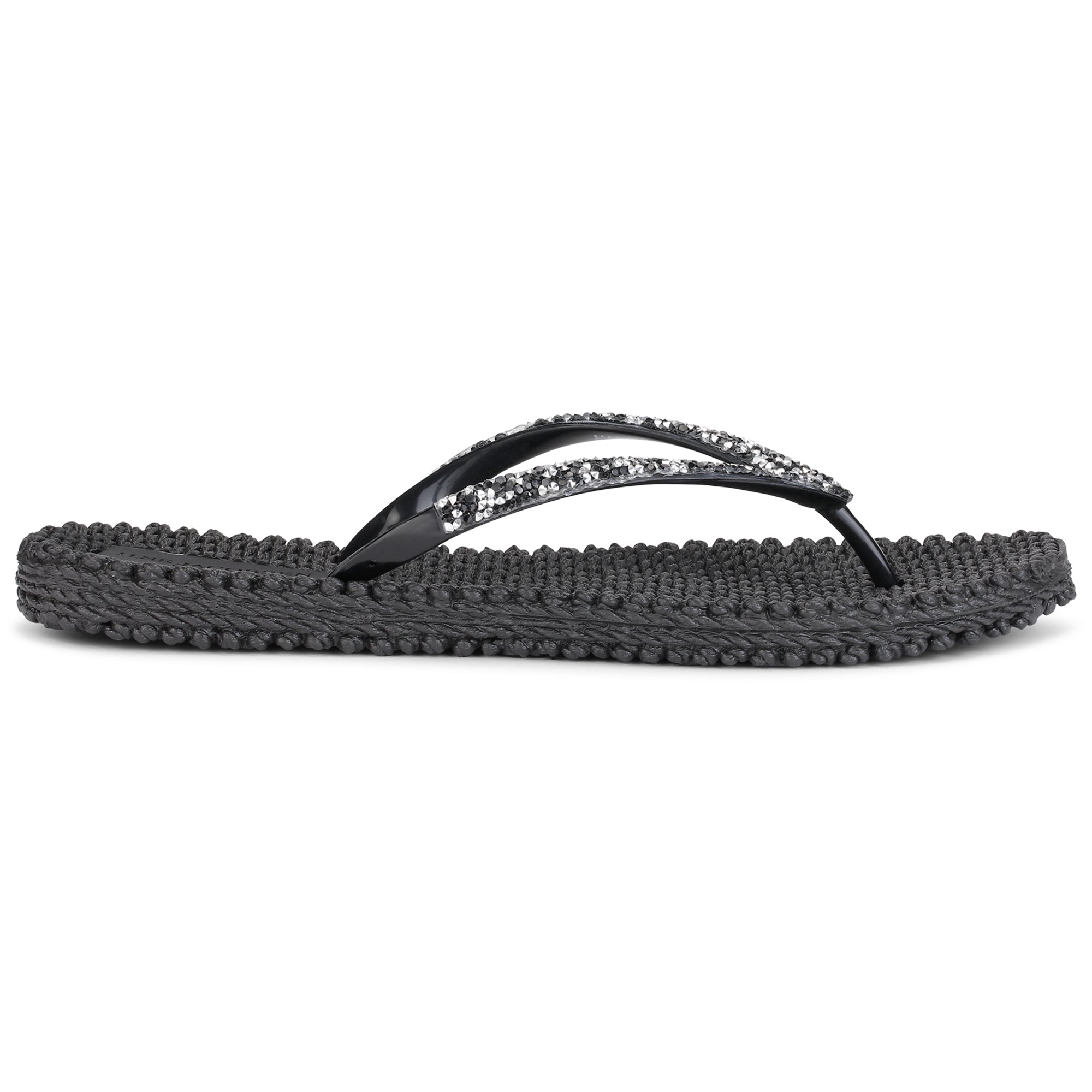 Slippers met glitter CHEERFUL03G - 001 Black | Black | Flip Flop | Ilse Jacobsen