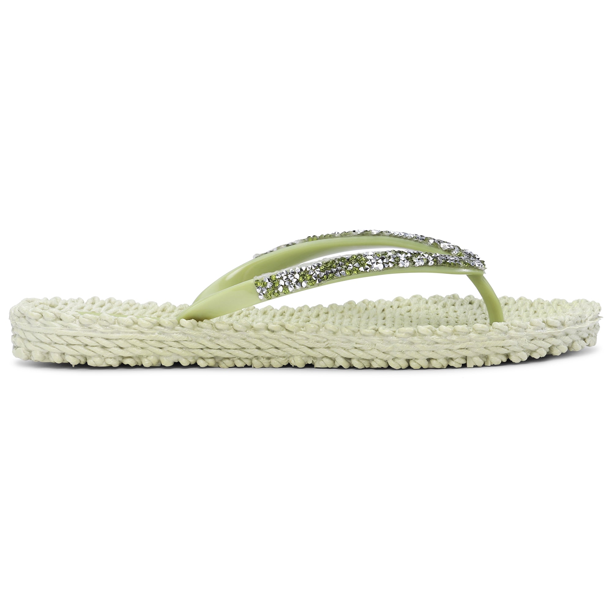 Slippers met glitter CHEERFUL03G - 445 Moss | Moss | Flip Flop | Ilse Jacobsen