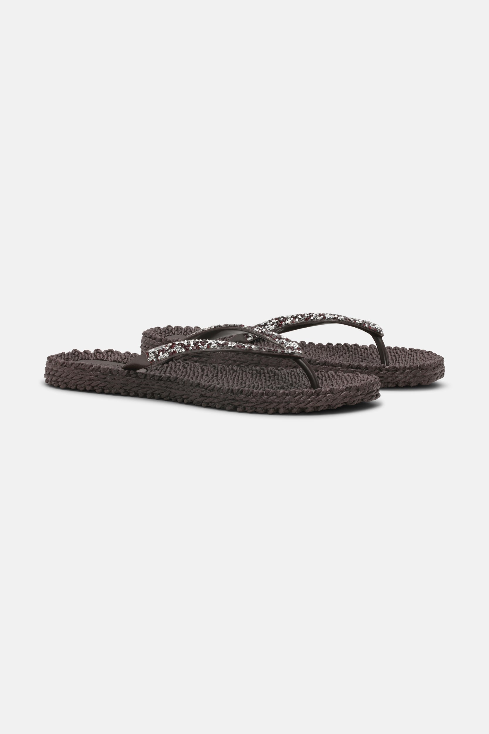 Slippers met glitter CHEERFUL03G - 540 Prune | Prune | Flip Flop | Ilse Jacobsen