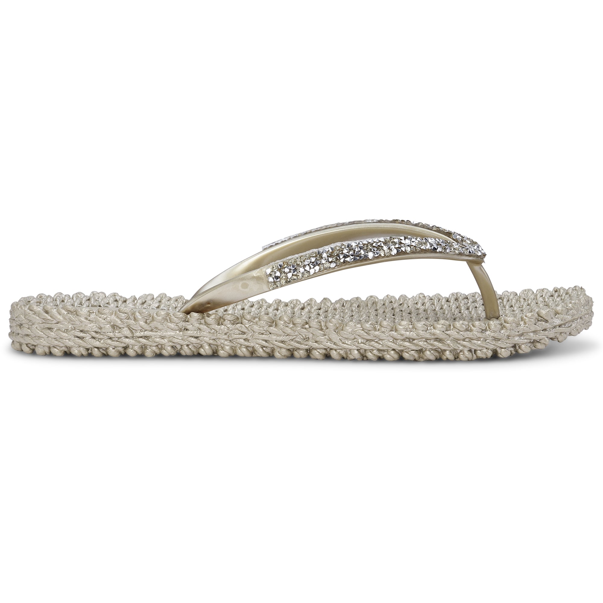 Slippers met glitter CHEERFUL03G - 780 Platin | Platin | Flip Flop | Ilse Jacobsen