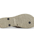 Slippers met stoffen band CHEERFUL05 - 780 Platin | Platin | Flip Flop | Ilse Jacobsen