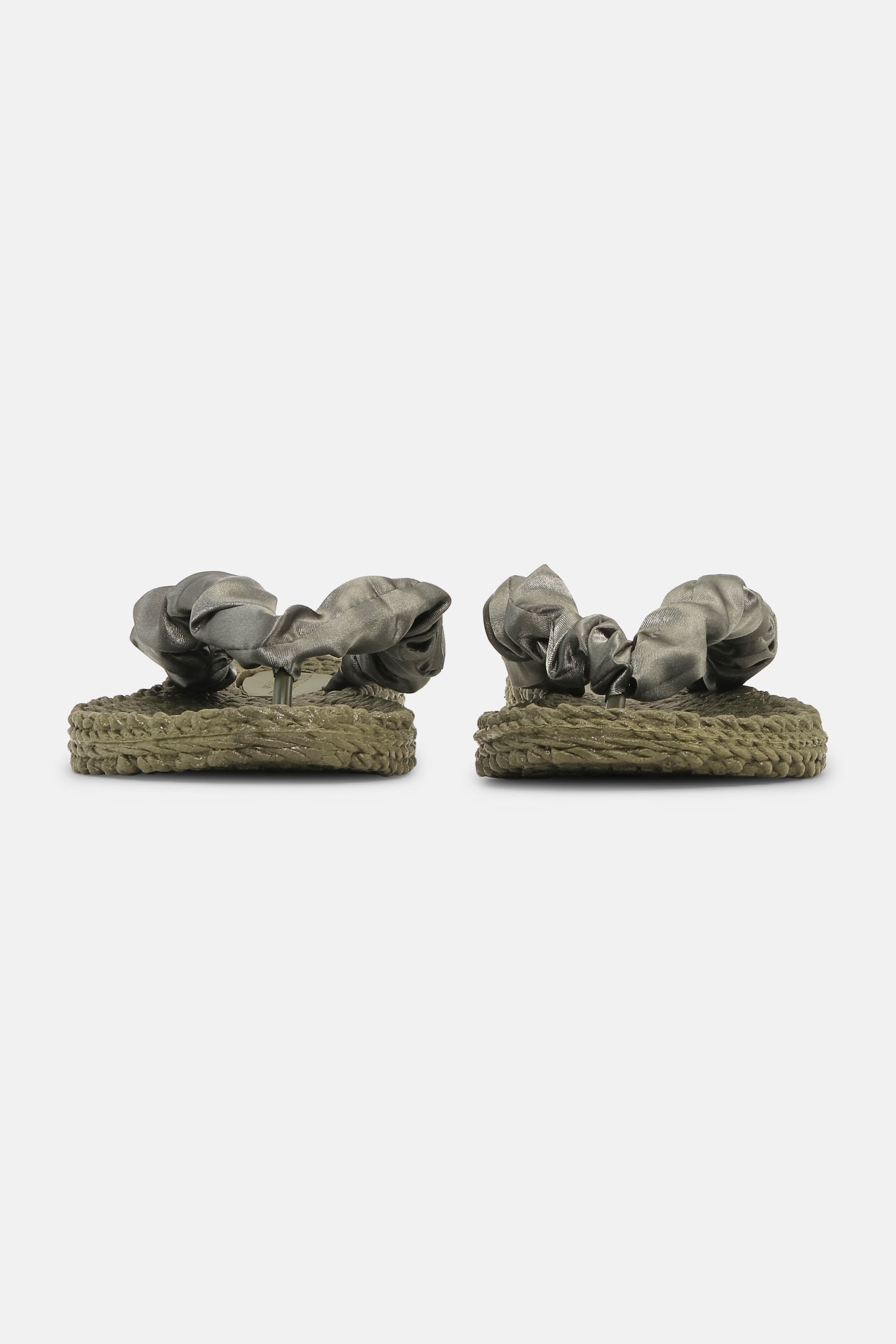 Slippers met satijnen band CHEERFUL06 - 410 Army | Army | Flip Flop | Ilse Jacobsen