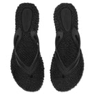 Slippers met lichte plateauzool CHEERFUL13 | Black | Flip Flop | Ilse Jacobsen