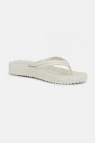 Slippers met lichte plateauzool CHEERFUL13 | Creme | Flip Flop | Ilse Jacobsen