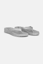 Slippers met lichte plateauzool CHEERFUL13 | Silver | Flip Flop | Ilse Jacobsen