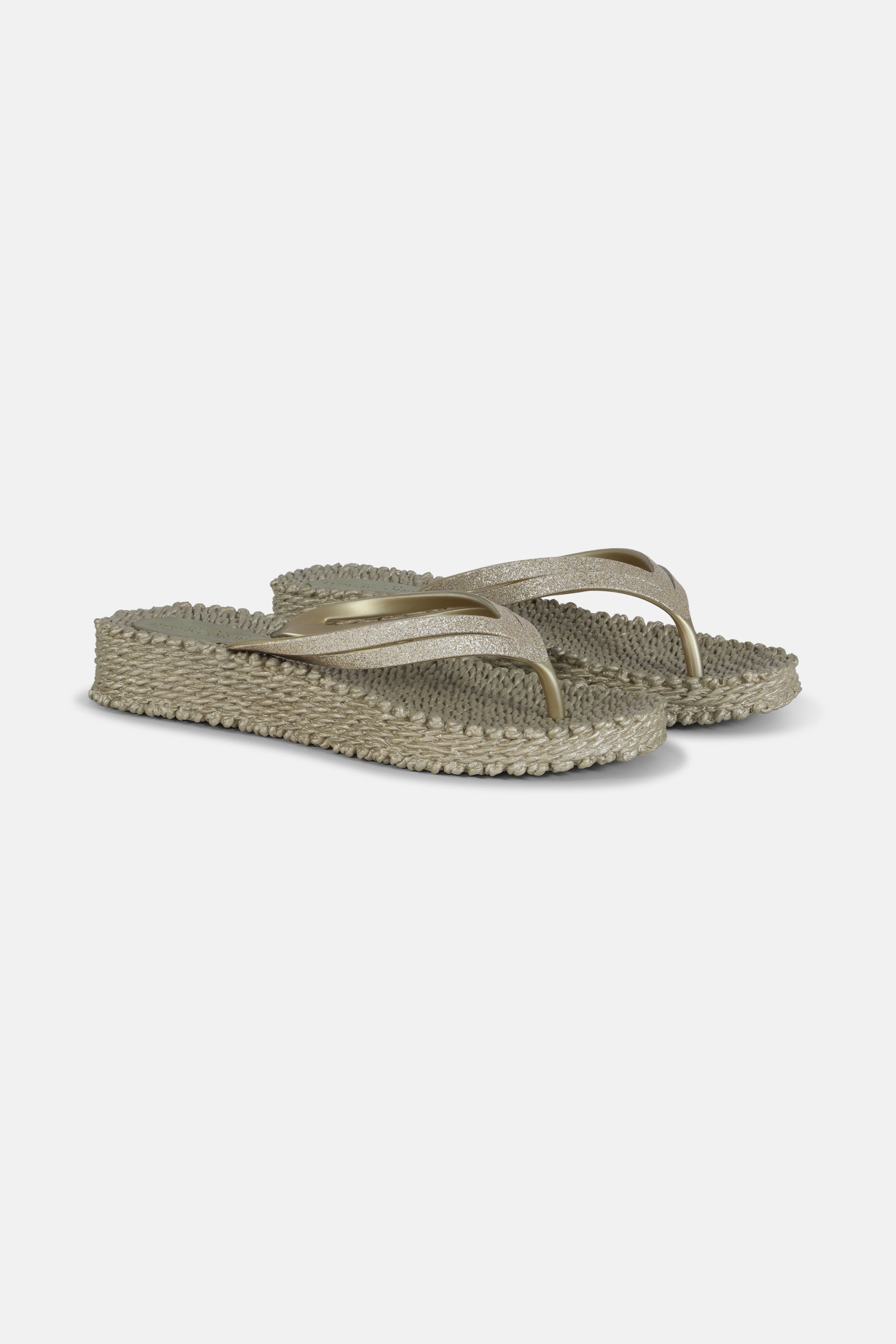 Slippers met lichte plateauzool CHEERFUL13 - 780 Platin | Platin | Flip Flop | Ilse Jacobsen