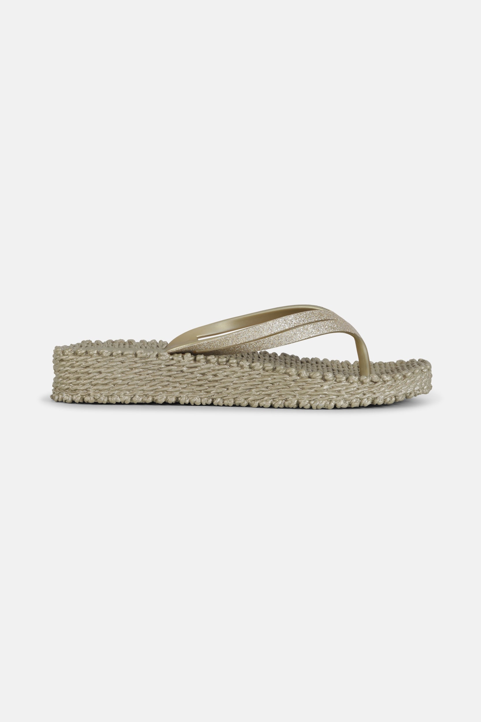 Slippers met lichte plateauzool CHEERFUL13 - 780 Platin | Platin | Flip Flop | Ilse Jacobsen