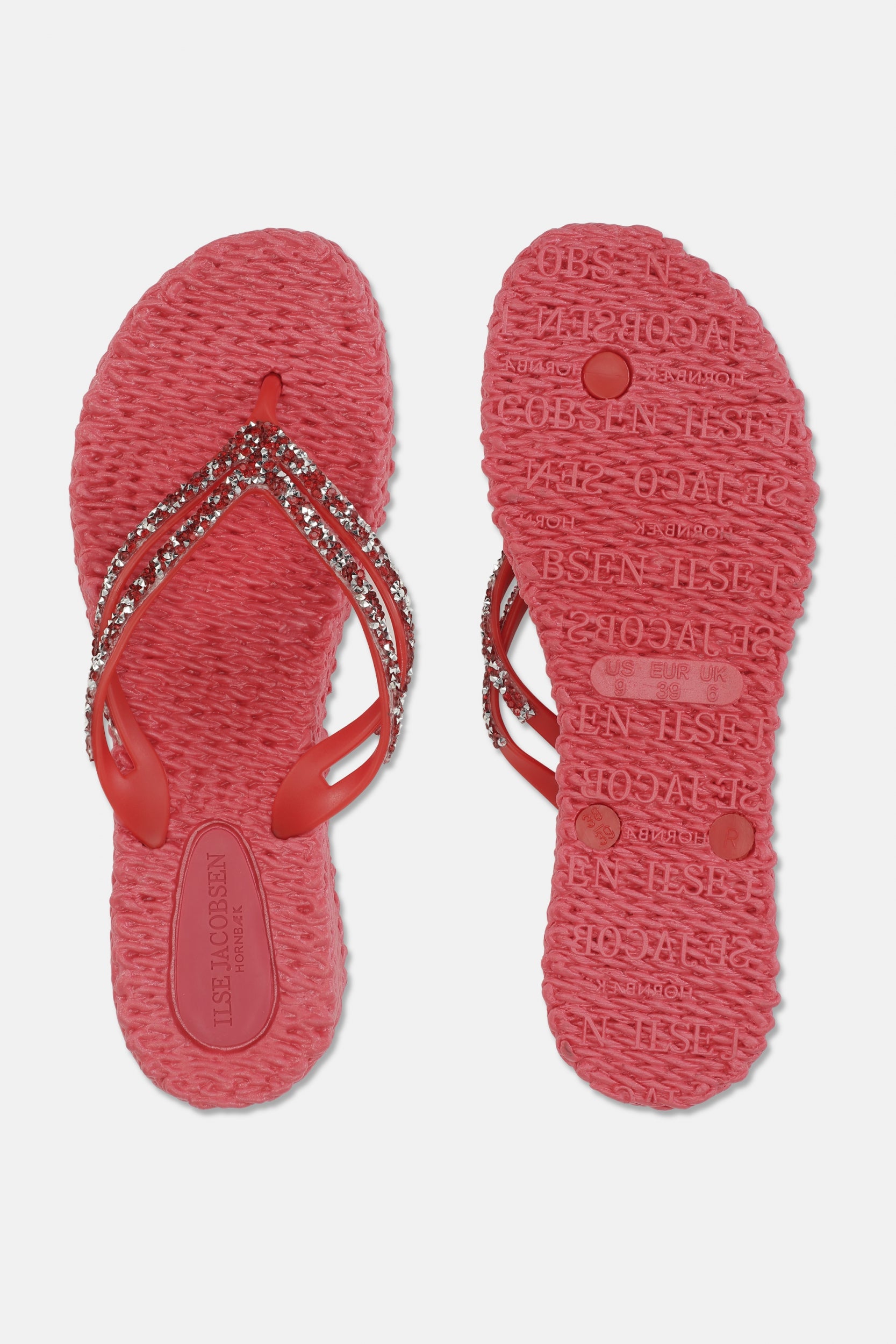 Slippers met lichte plateauzool CHEERFUL15 - 890 Raspberry | Raspberry | Flip Flop | Ilse Jacobsen