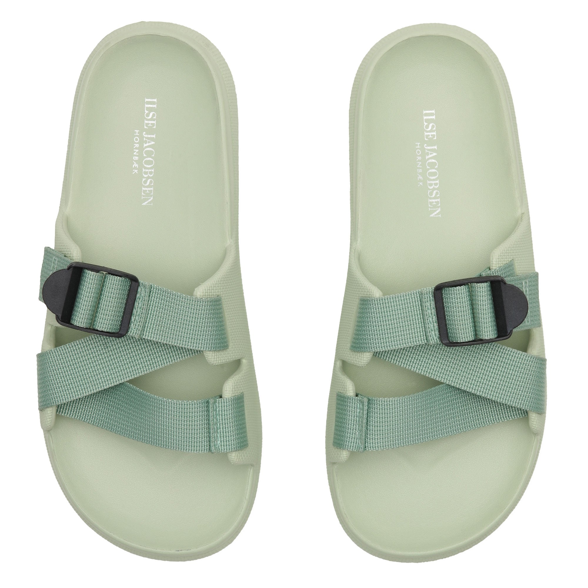 Sandalen met verstelbare band CHERIE1095 - 494 Bok Choy | Bok Choy | Flip Flop | Ilse Jacobsen