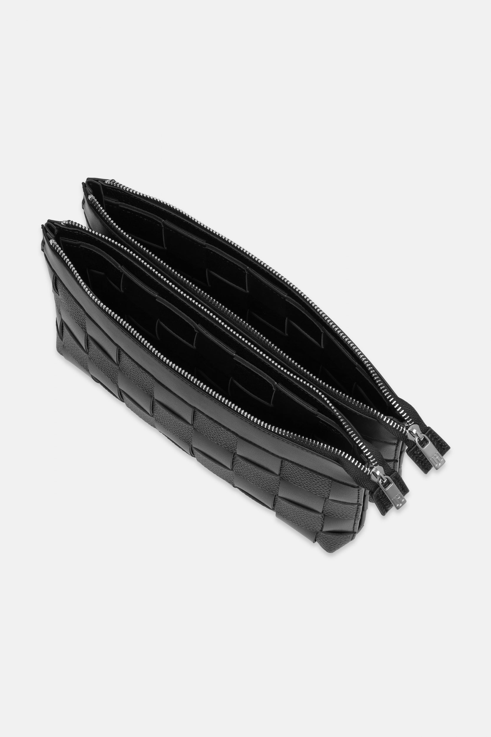Gevlochten Crossbody CHIP02 - 001 Black | Black | Bag | Ilse Jacobsen