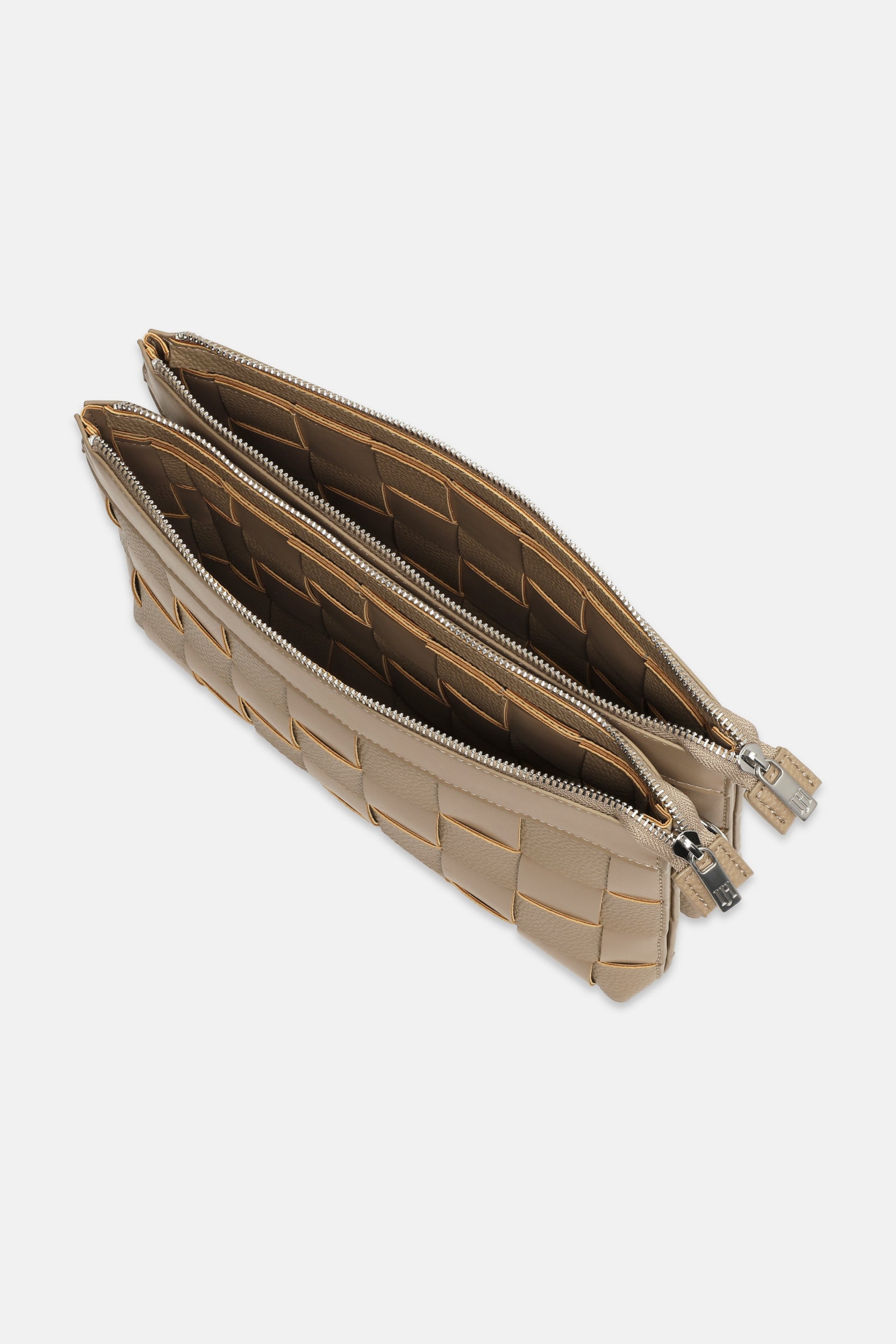 Gevlochten Crossbody CHIP02 - 105 Greige | Greige | Bag | Ilse Jacobsen