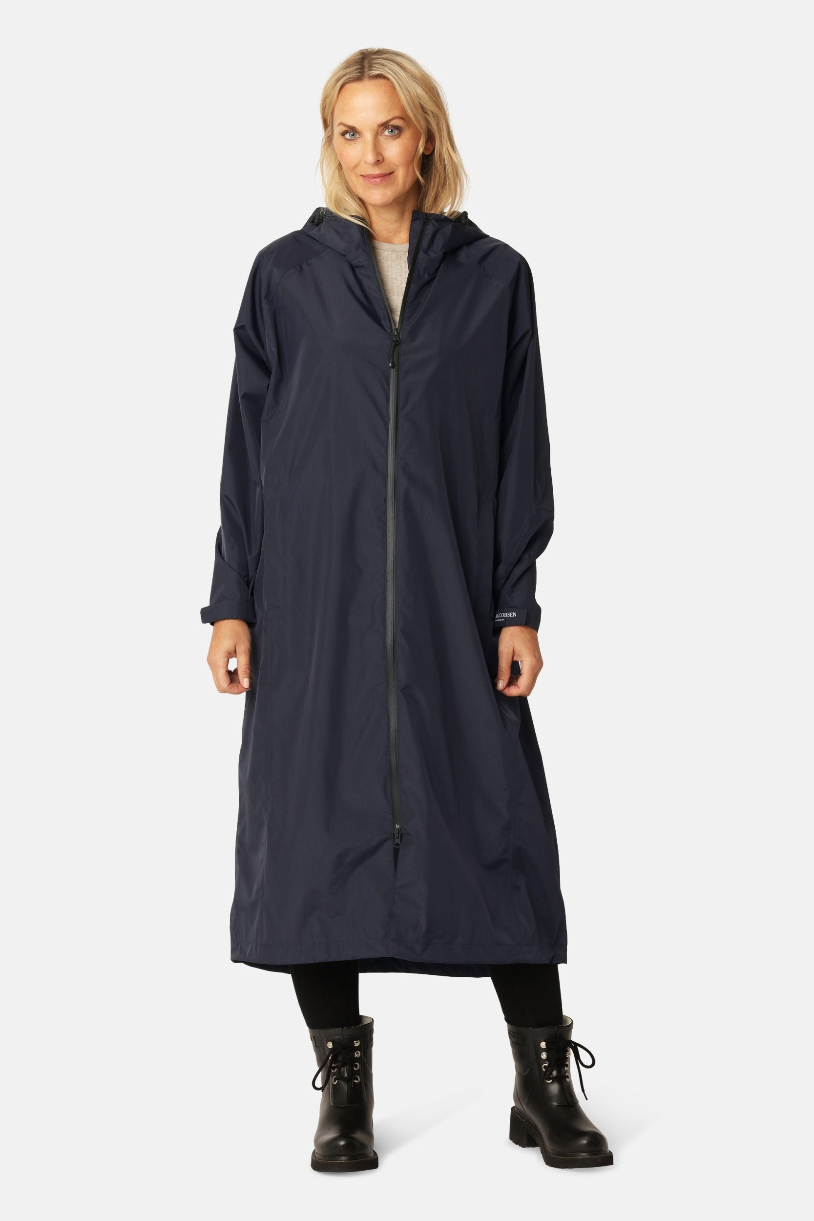 Lichte Regenjas CITYRAIN01 | Dark Indigo | Raincoat | Ilse Jacobsen