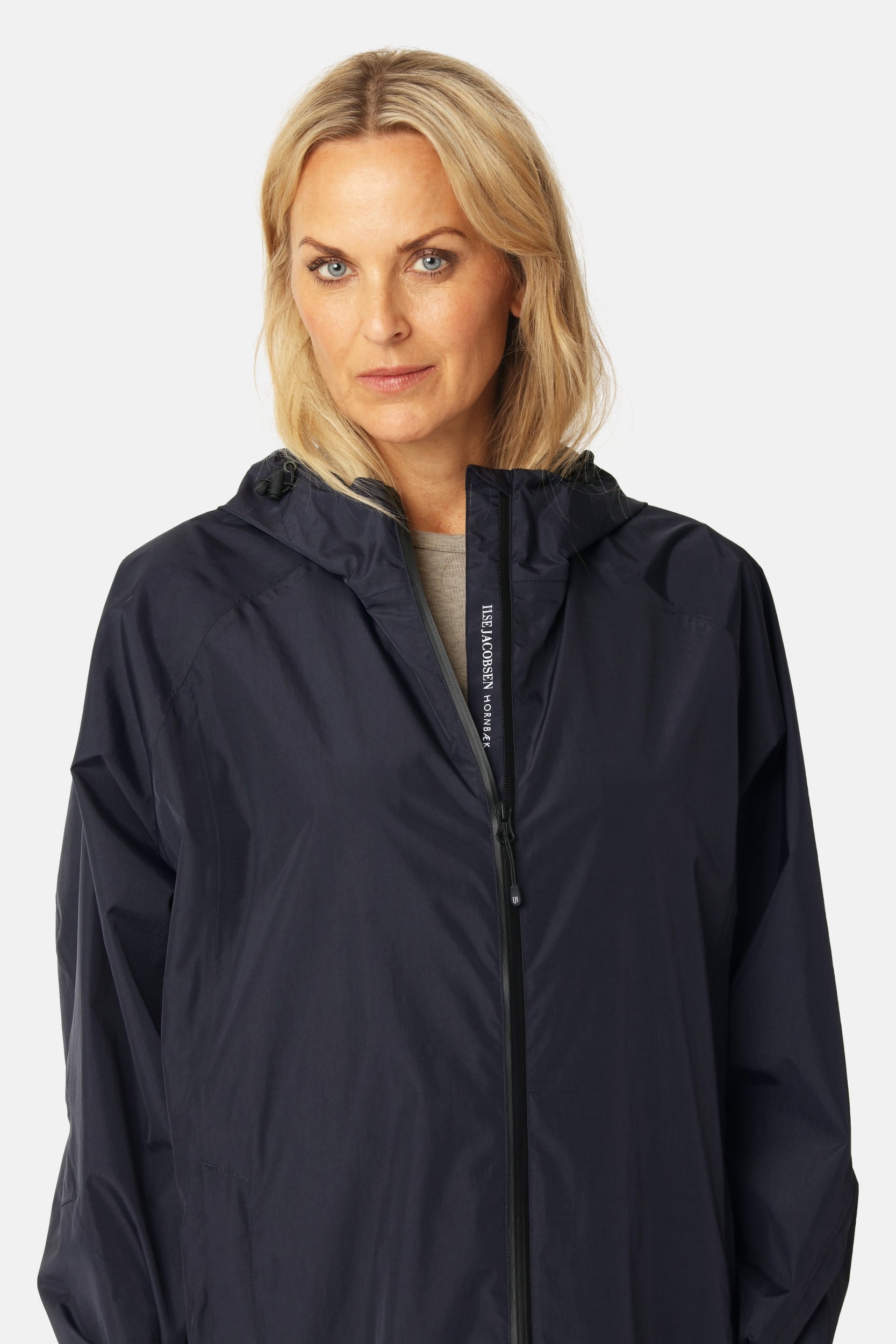 Lichte Regenjas CITYRAIN01 | Dark Indigo | Raincoat | Ilse Jacobsen