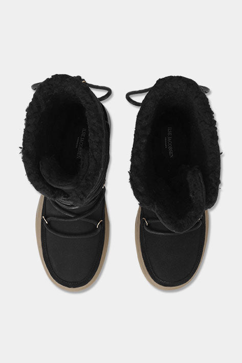 Warme Lage Winterlaars COLDY02 - 1158 Black Natural | Black Natural | Boots | Ilse Jacobsen