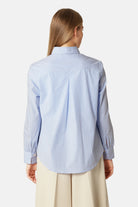 Klassiek Gestreepte Blouse CRISSAPA01ST | Heather | Shirt | Ilse Jacobsen