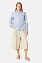 Klassiek Gestreepte Blouse CRISSAPA01ST | Heather | Shirt | Ilse Jacobsen