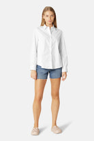 Klassieke Blouse CRISSAPA01 | White | Shirt | Ilse Jacobsen