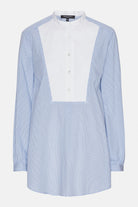 Bohemian Gestreepte Blouse CRISSAPA02ST | Heather | Shirt | Ilse Jacobsen