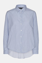 Klassiek Gestreepte Flowy Blouse CRISSAPA03ST | Heather | Shirt | Ilse Jacobsen