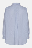 Klassiek Gestreepte Flowy Blouse CRISSAPA03ST | Heather | Shirt | Ilse Jacobsen