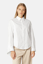 Klassiek Flowy Blouse CRISSAPA03 | White | Shirt | Ilse Jacobsen
