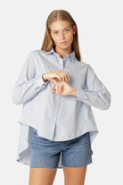 Klassiek Flowy Blouse CRISSAPA03 | Heather | Shirt | Ilse Jacobsen