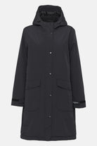 Gevoerde regenparka DASHRAIN01 | Black | Jacket | Ilse Jacobsen