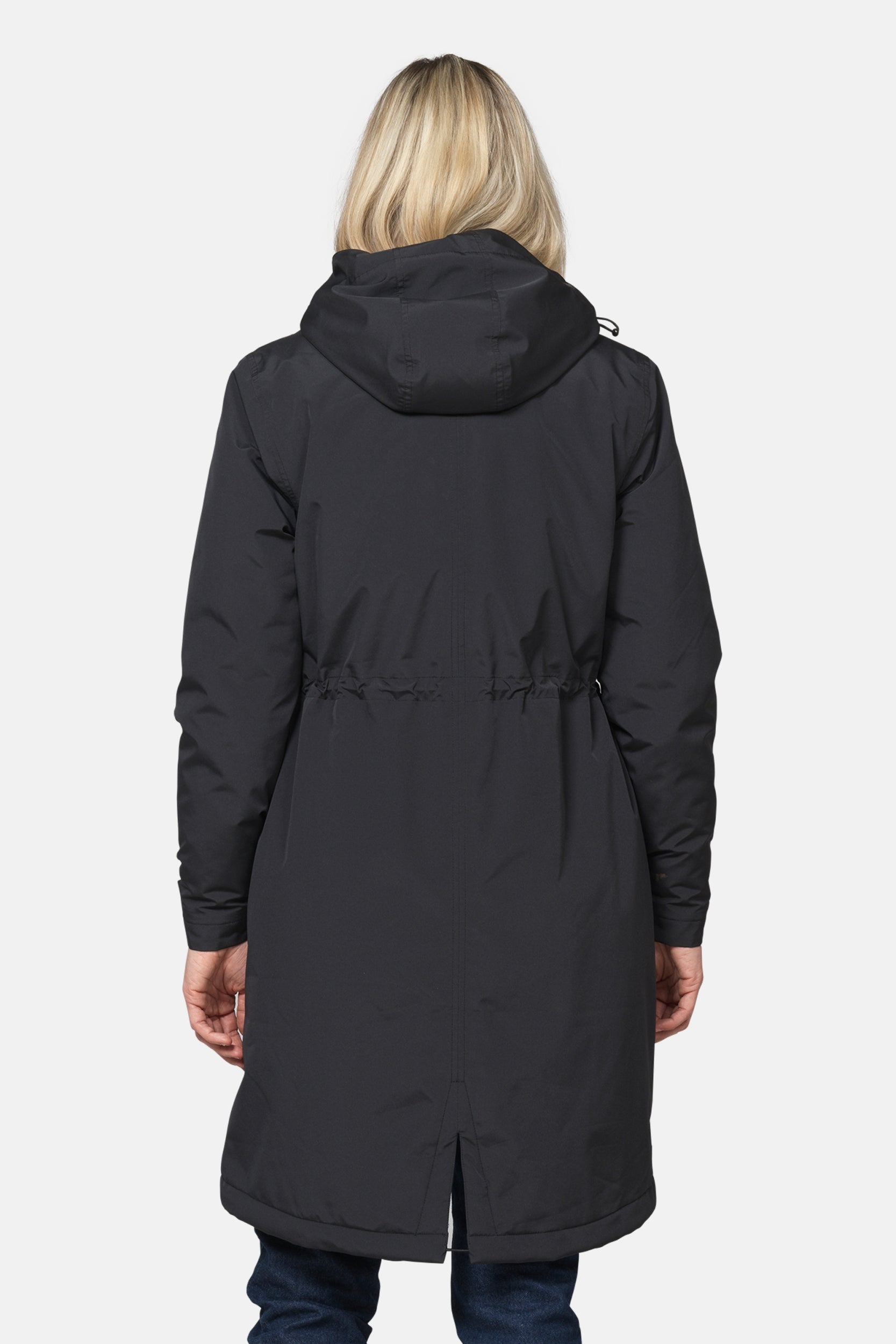 Gevoerde regenparka DASHRAIN01 | Black | Jacket | Ilse Jacobsen