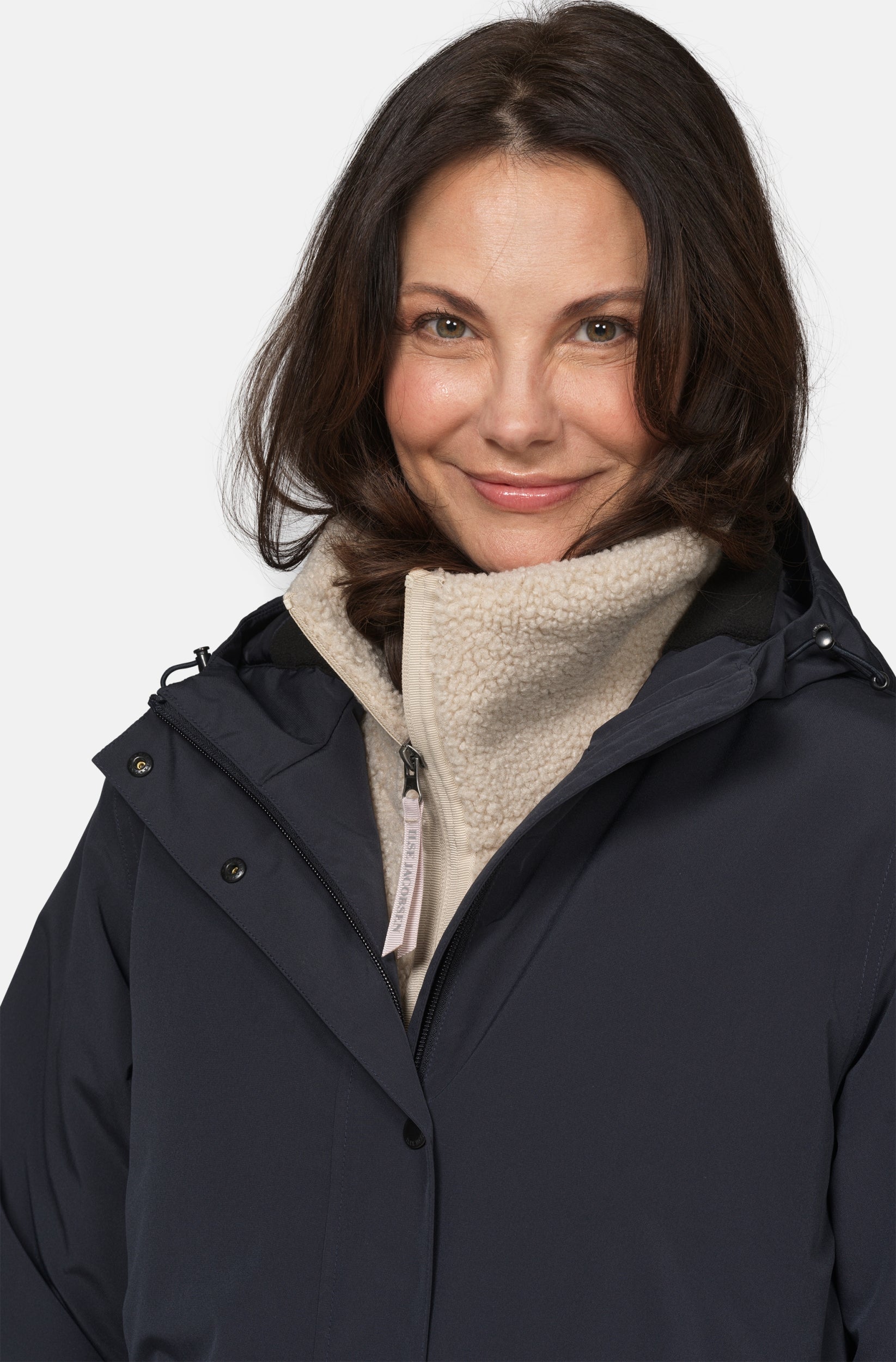 Gevoerde regenparka DASHRAIN01 | Black | Jacket | Ilse Jacobsen