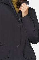 Gevoerde regenparka DASHRAIN01 | Black | Jacket | Ilse Jacobsen
