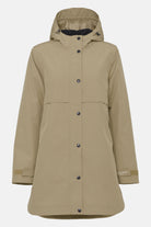 Gevoerde regenjas DASHRAIN02 | Greige | Jacket | Ilse Jacobsen