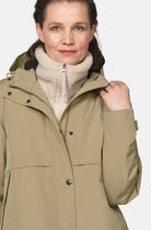 Gevoerde regenjas DASHRAIN02 | Greige | Jacket | Ilse Jacobsen