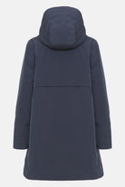 Gevoerde regenjas DASHRAIN02 | Dark Indigo | Jacket | Ilse Jacobsen
