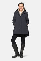Gevoerde regenjas DASHRAIN02 | Dark Indigo | Jacket | Ilse Jacobsen