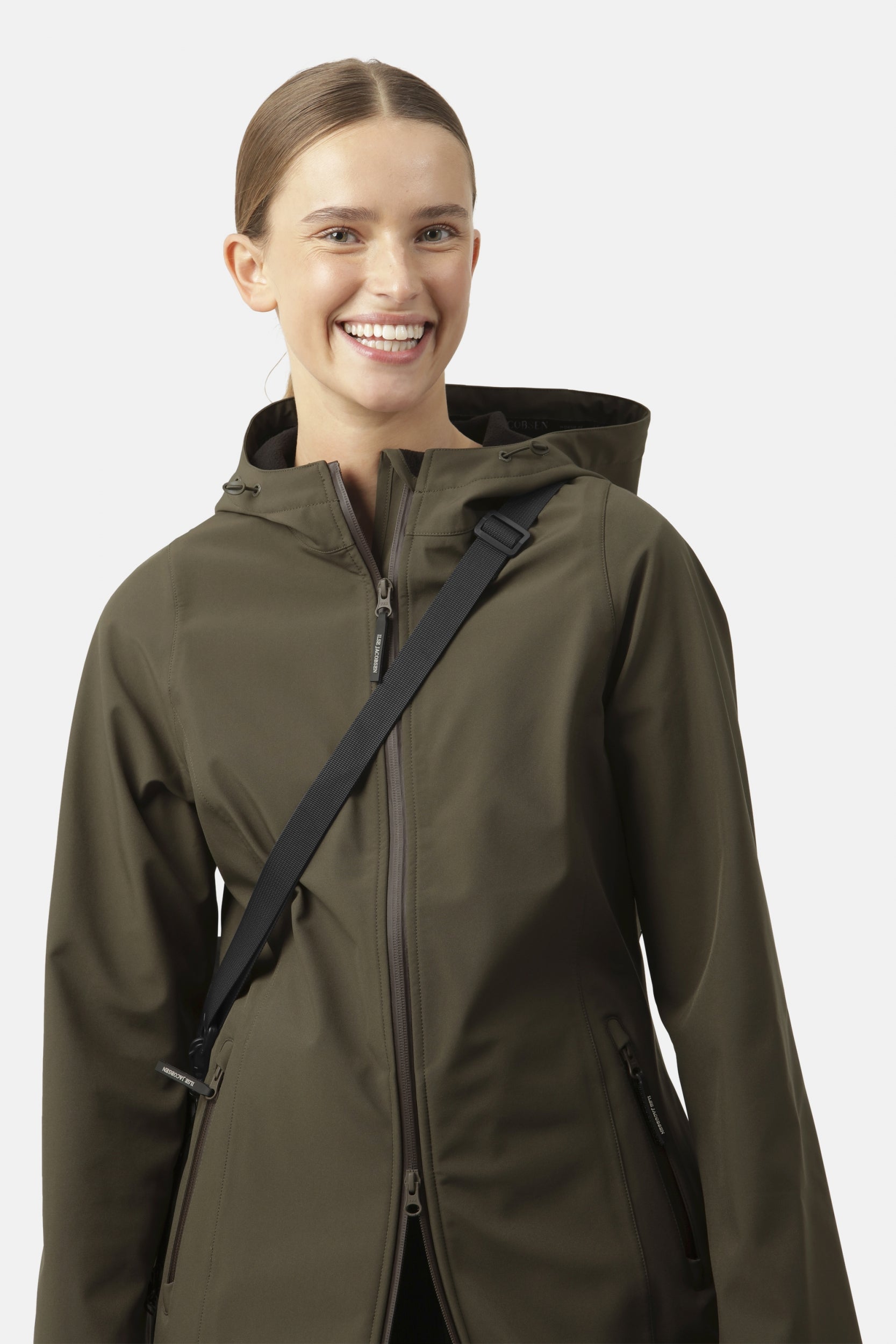 Softshell Regenjas DAYBREAK01 - 410 Army | Army | Raincoat | Ilse Jacobsen