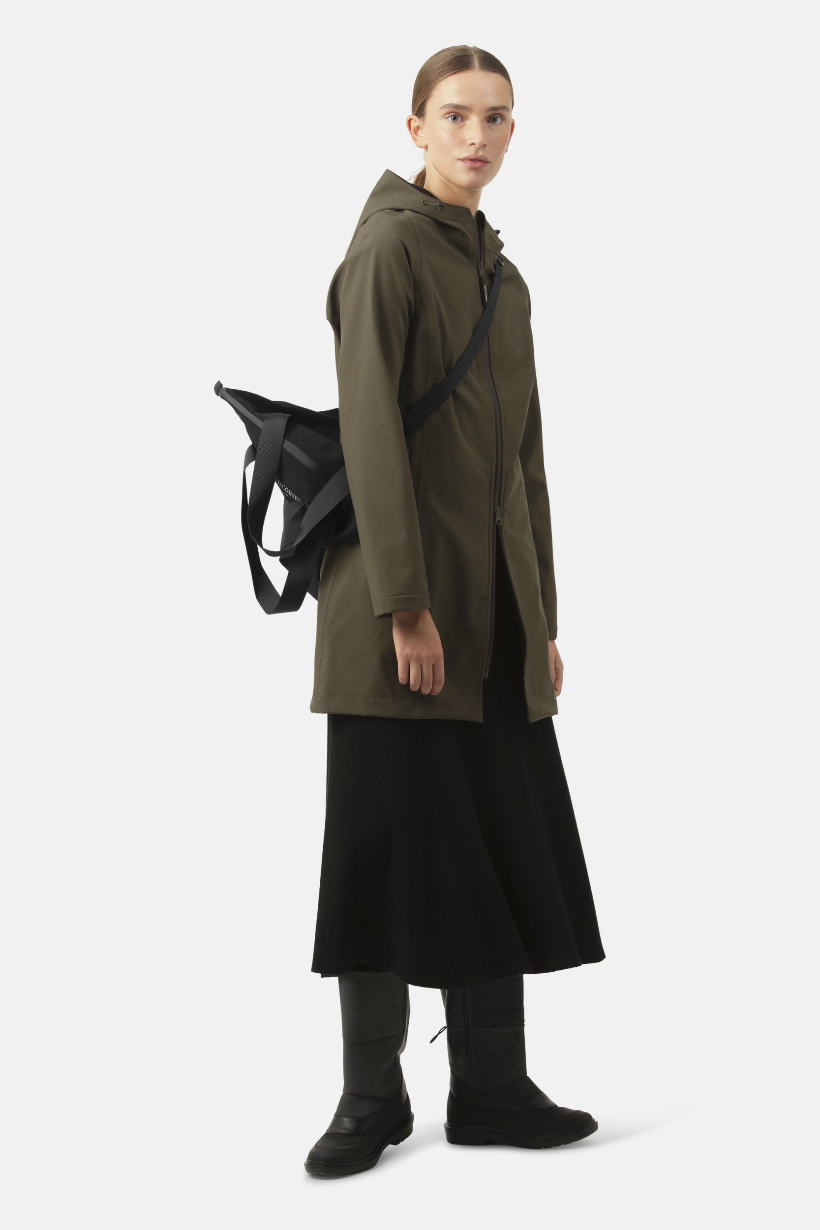 Softshell Regenjas DAYBREAK01 - 410 Army | Army | Raincoat | Ilse Jacobsen