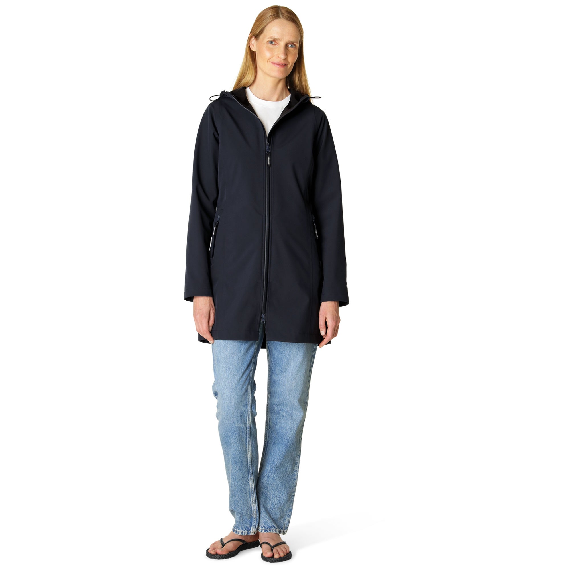 Softshell Regenjas DAYBREAK01 - 660 Dark Indigo | Dark Indigo | Raincoat | Ilse Jacobsen
