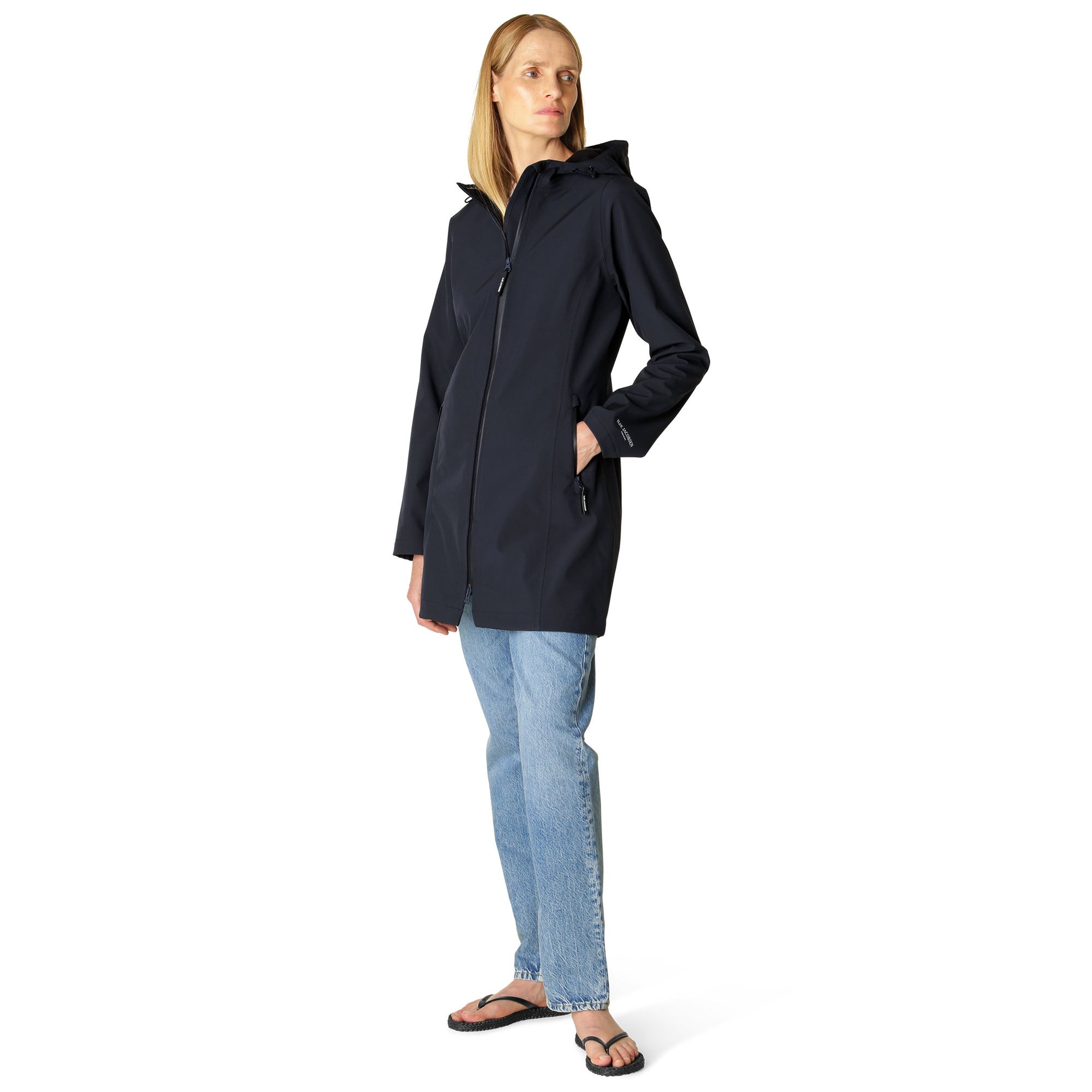 Softshell Regenjas DAYBREAK01 - 660 Dark Indigo | Dark Indigo | Raincoat | Ilse Jacobsen