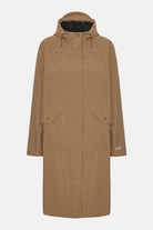 Lange Softshell Regenjas DAYBREAK03 | Mocca | Raincoat | Ilse Jacobsen