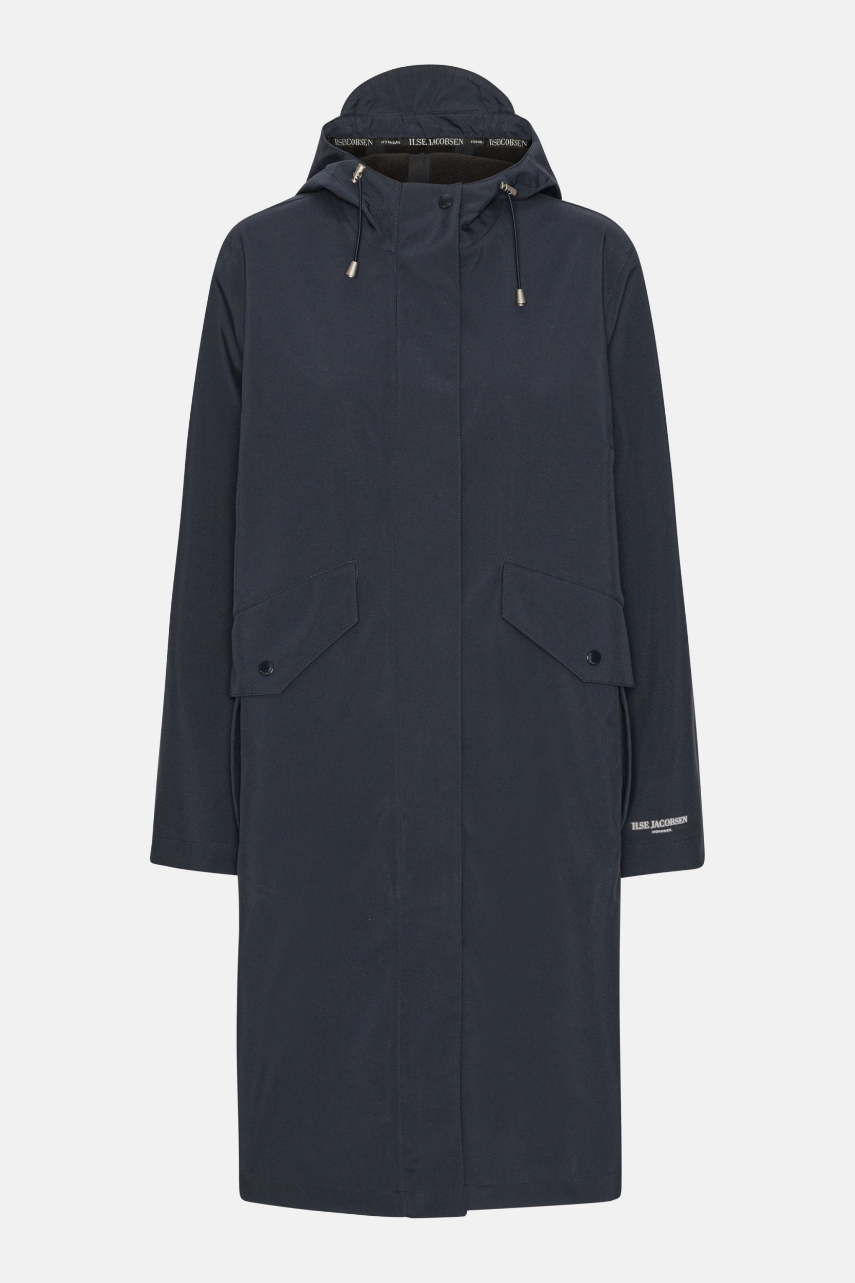Lange Softshell Regenjas DAYBREAK03 | Dark Indigo | Raincoat | Ilse Jacobsen